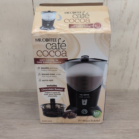 Mr. Coffee Cafe Cocoa Hot Cocoa Frothy Hot Chocolate Maker BVMC-HC5 New Open Box - Picture 1 of 10